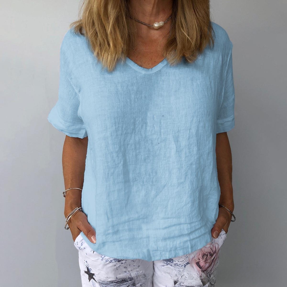 Collectible Vintage Matches - T-shirt Casual in Cotone e Lino,