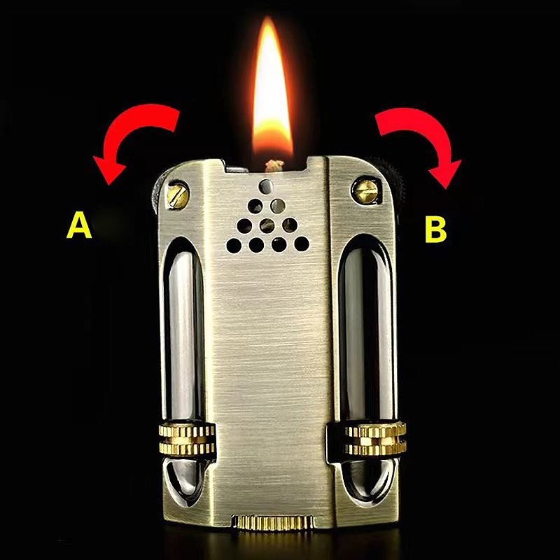 Vintage Collectible Lighters - Vintage in lega di zinco Dual
