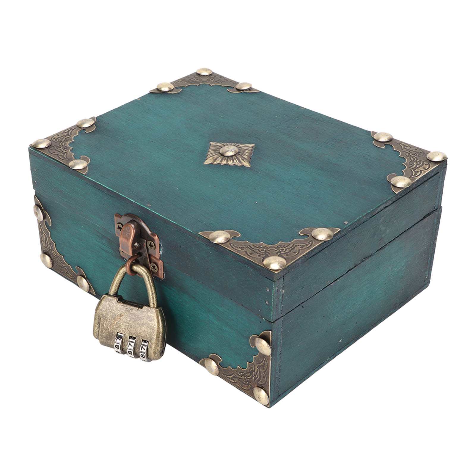 Vintage And Collectible Items - Scatola Portagioie in Legno con Serratura,