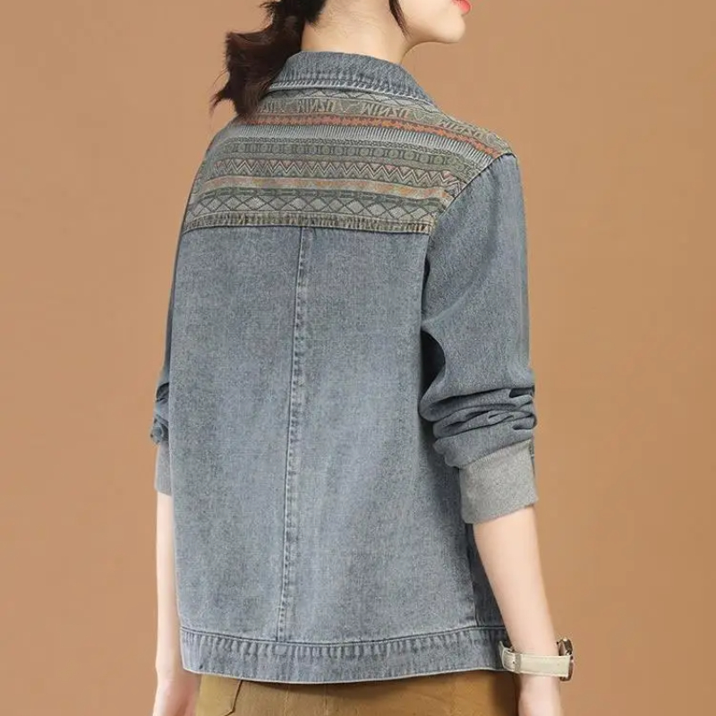 Vintage Collectible Clothing - Patchwork 2025 Moda Casual Giacche di