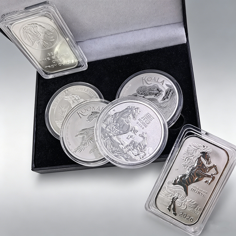 Vintage Collectible Coins - 1/5 pz. Moneta Vintage in Argento