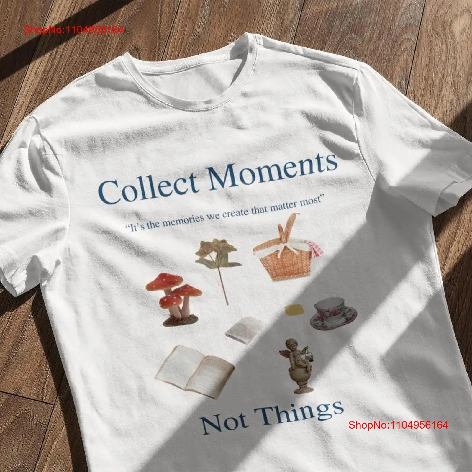 Collectible Vintage T Shirts - Camicia estetica Cottagecore Collect Moments T