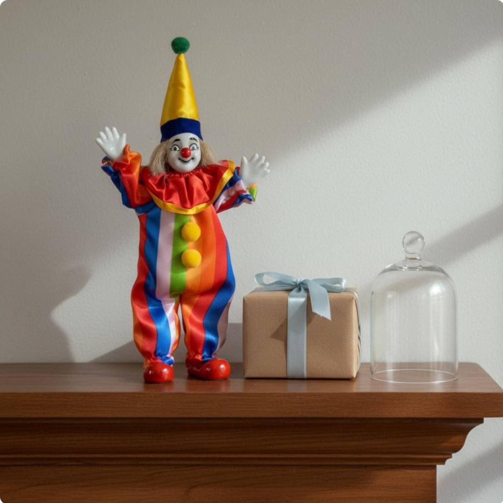 Vintage And Collectible - Bambola Clown in Porcellana Vintage, Regalo