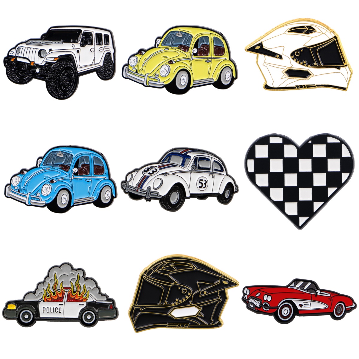 Vintage Collectible Clothing - Spille per auto vintage per donna