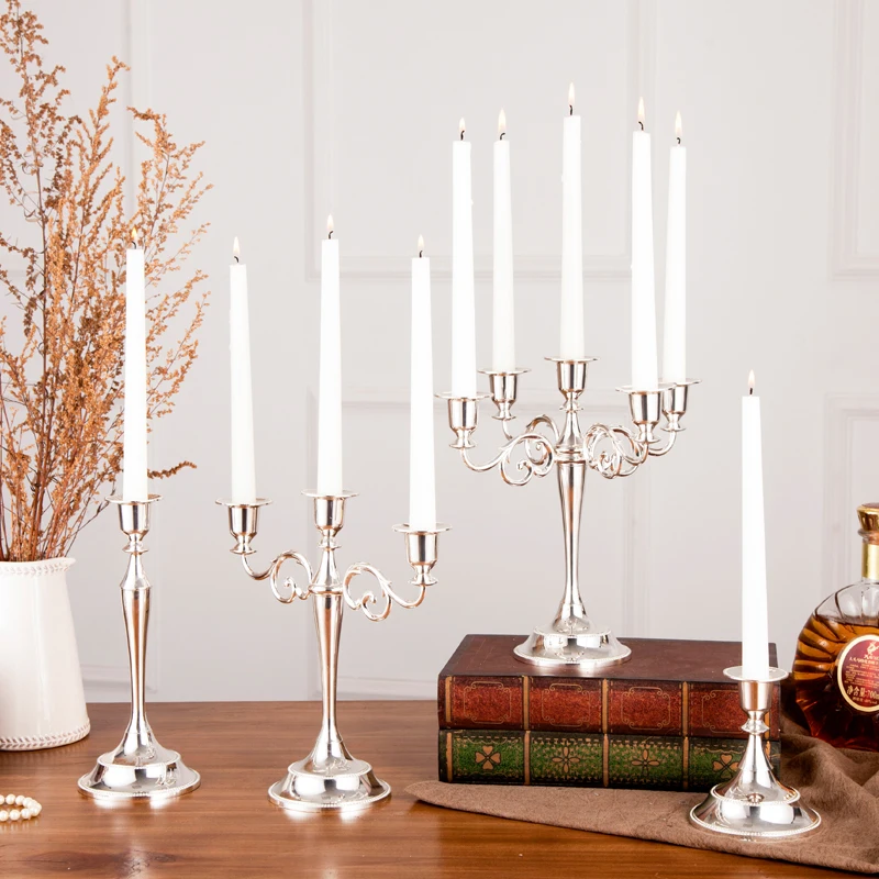 Collectible Vintage Matches - Candelabro classico in metallo a 3/5