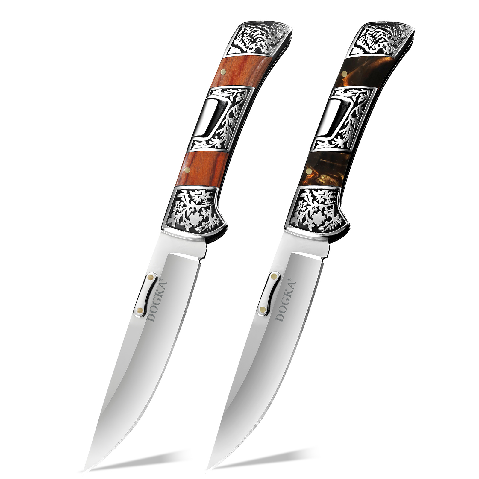Vintage Collectible Knives - Coltello Tascabile Pieghevole Vintage Inciso, con