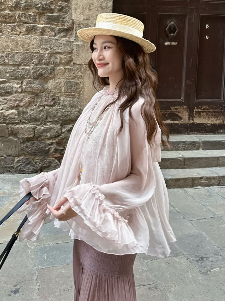 Top ampio con volant in pizzo, - Collectible & Vintage Dolls For Halloween recensione e prezzo