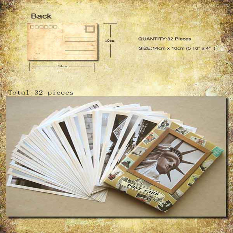 Fai da te retrò 32 pezzi/borsa - Collectible Vintage Greeting Cards recensione e prezzo