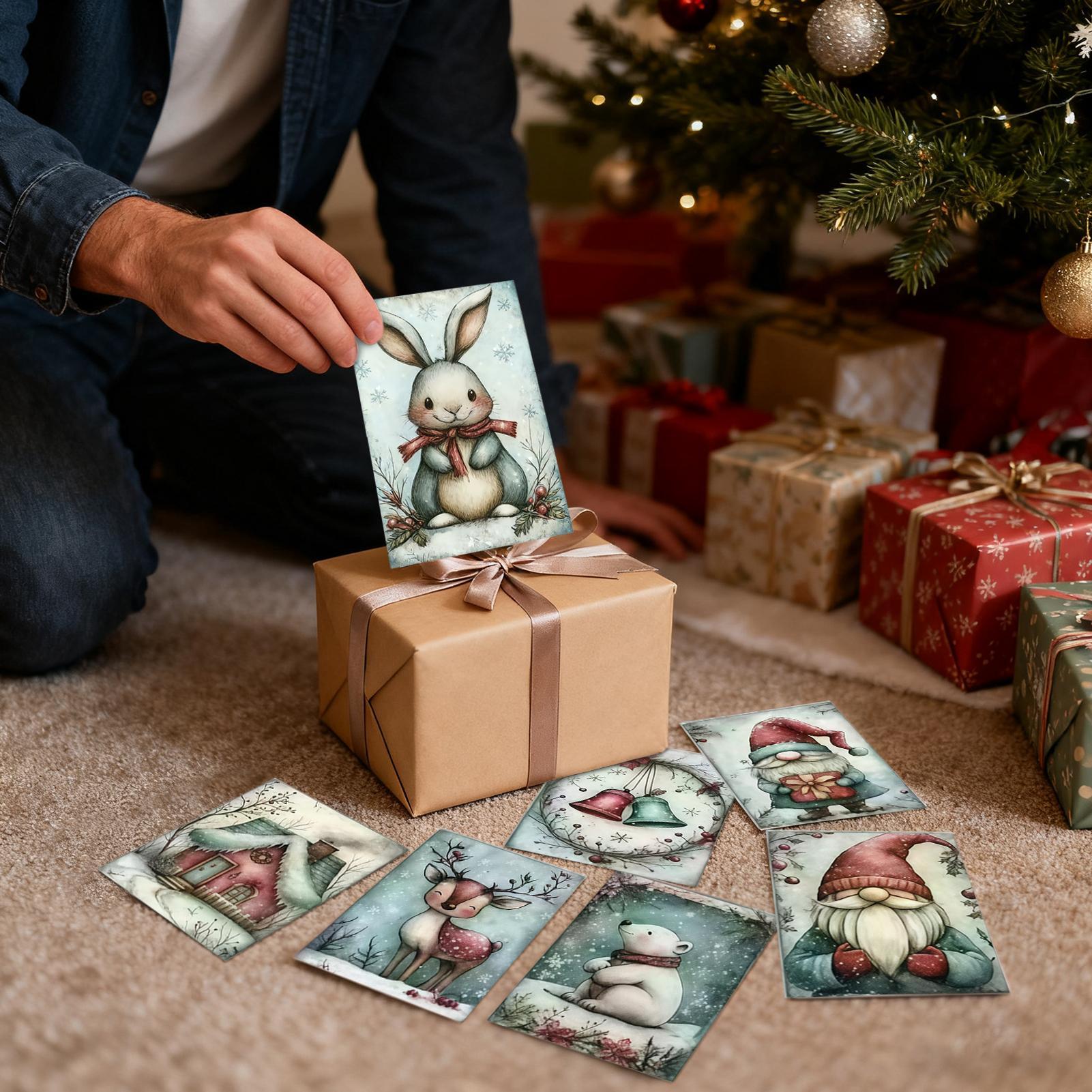 Biglietti di Natale 20 pezzi d - Collectible Vintage Greeting Cards recensione e prezzo