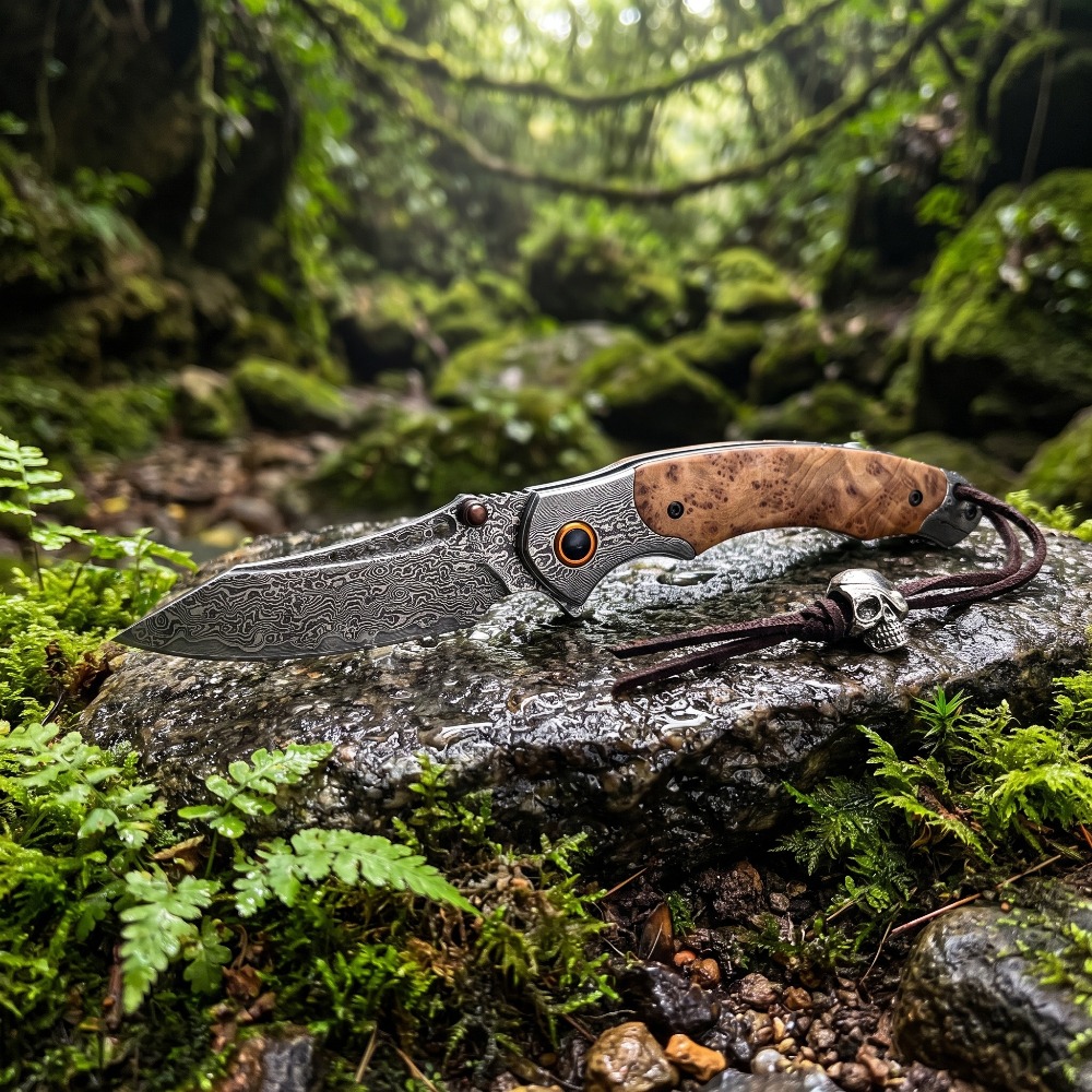 Coltello Pieghevole con Motivo - Vintage Collectible Knives recensione e prezzo