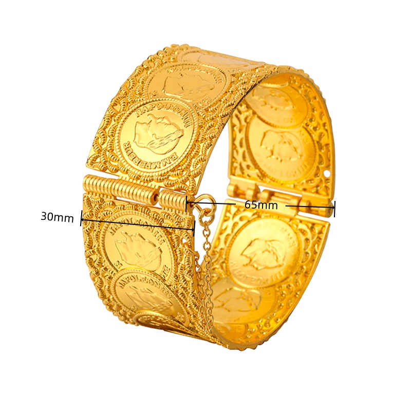 Bracciale a Polsino con Motivo - Vintage Collectible Coins recensione e prezzo