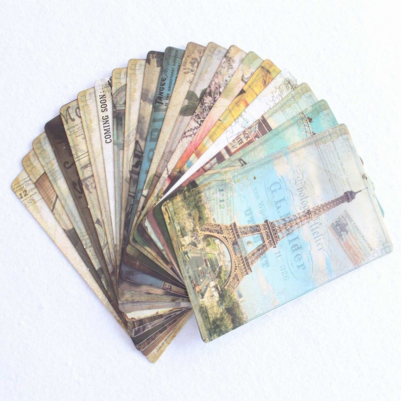 Nuovo 32Pcs Vintage Famoso Edi - Collectible Vintage Greeting Cards recensione e prezzo