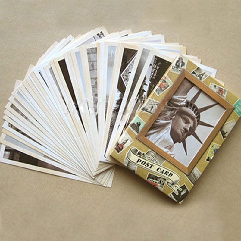 Nuovo 32Pcs Vintage Famoso Edi - Collectible Vintage Greeting Cards recensione e prezzo