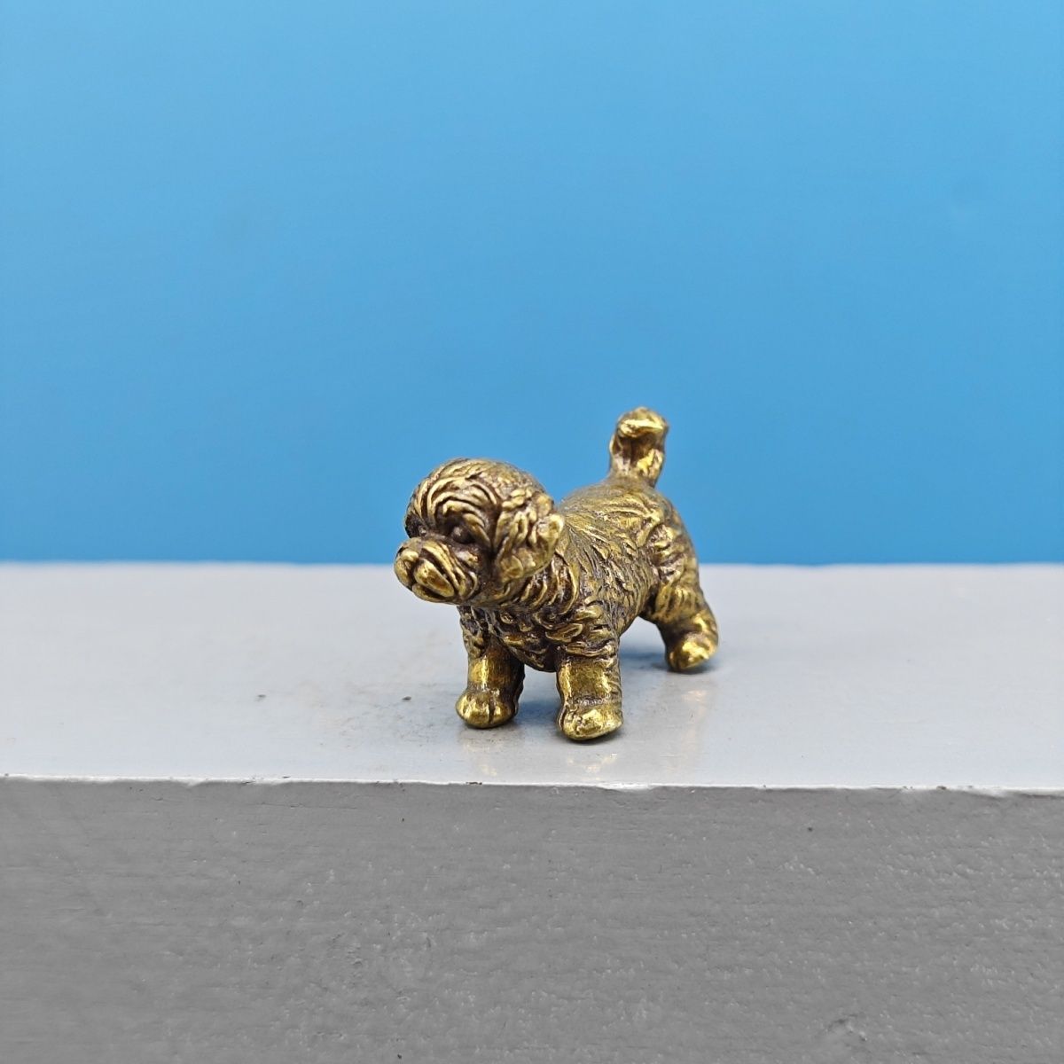 Mini Statua in Ottone di Cane, - Vintage Collectible Bears recensione e prezzo