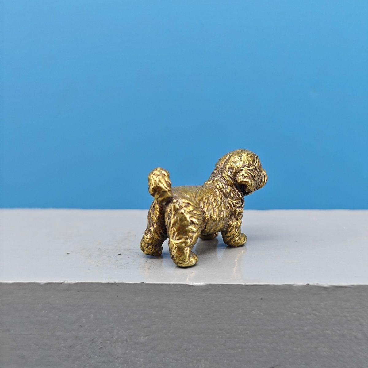 Mini Statua in Ottone di Cane, - Vintage Collectible Bears recensione e prezzo