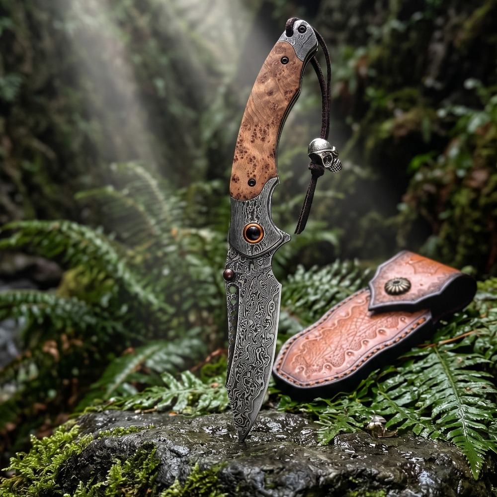 Coltello Pieghevole con Motivo - Vintage Collectible Knives recensione e prezzo