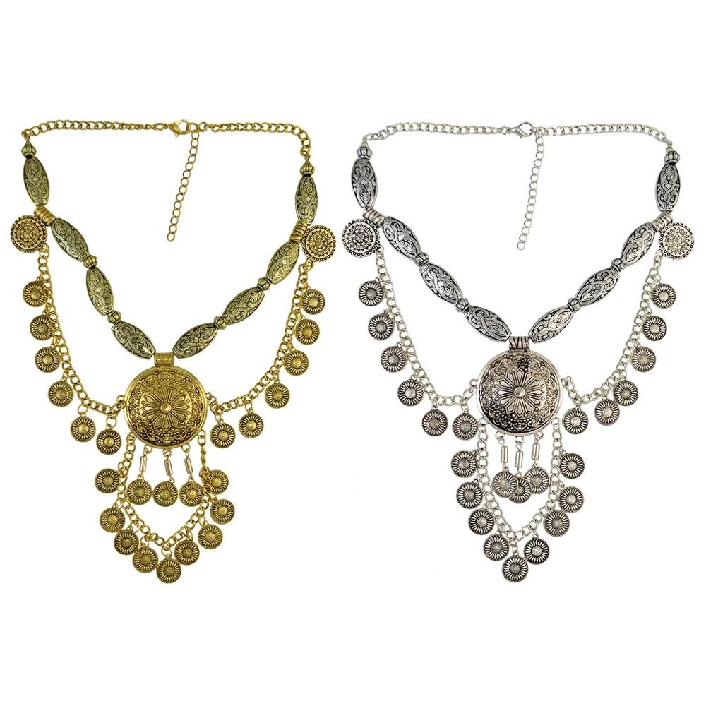 Boho etnico grande collana gir - Vintage Collectible Coins recensione e prezzo