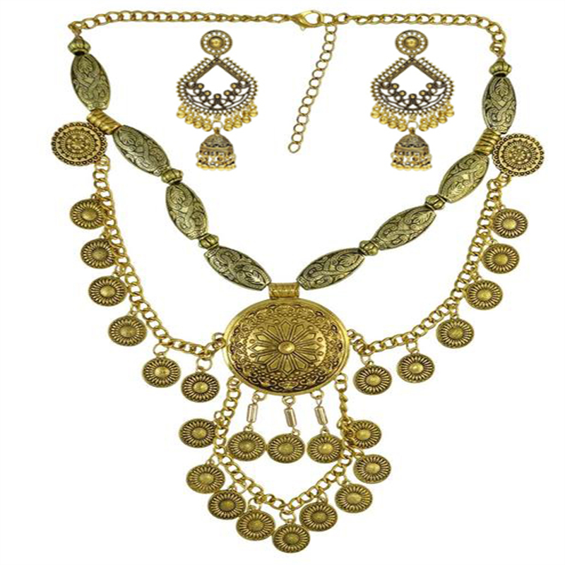 Boho etnico grande collana gir - Vintage Collectible Coins recensione e prezzo
